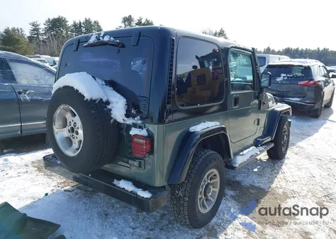 1999 Jeep Wrangler Se z USA, uszkodzony, nr VIN 1J4FY29P7XP405654